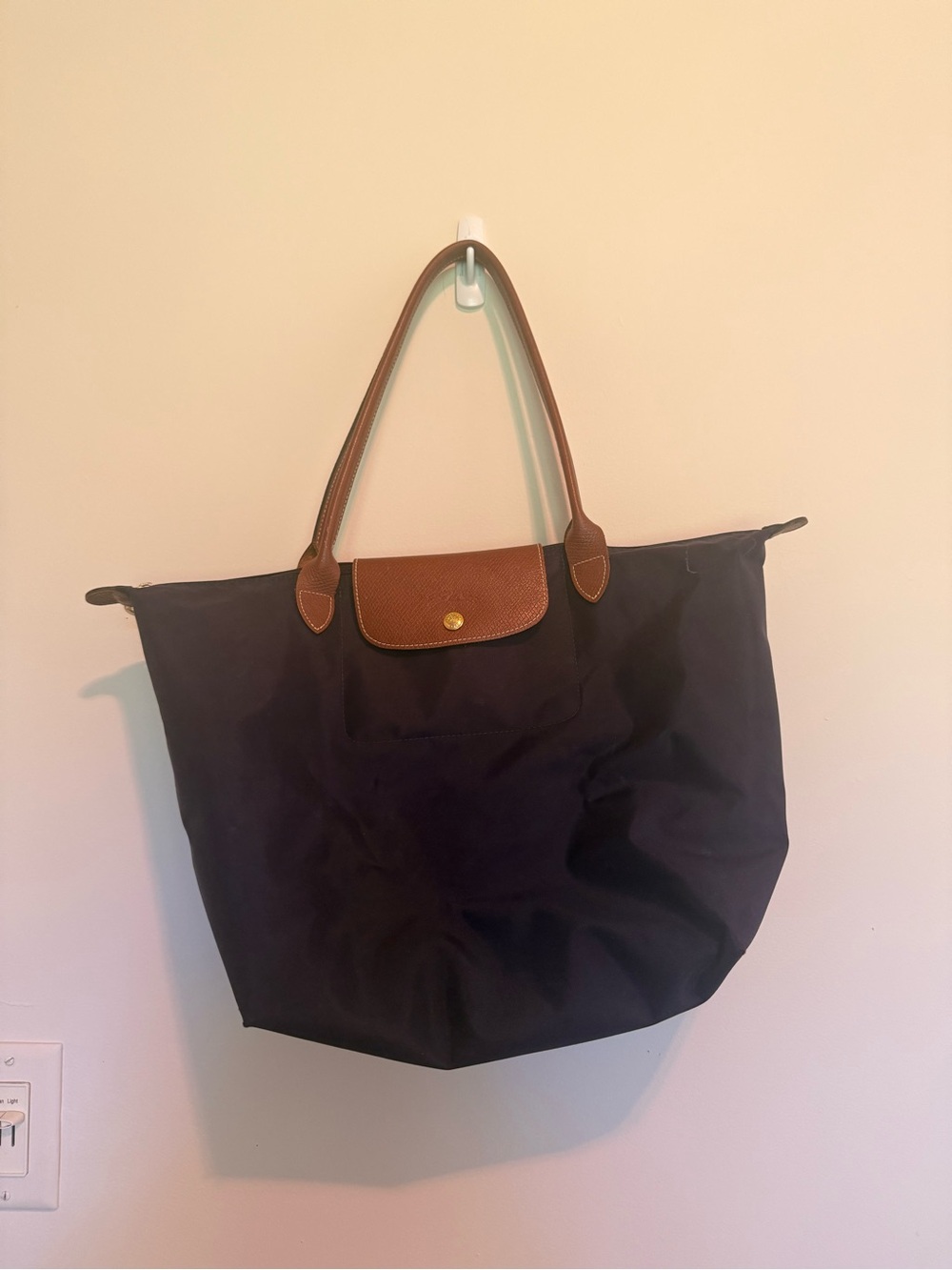 Purple Longchamp Bag